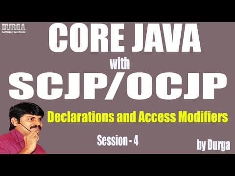 Core Java With OCJP/SCJP: Declarations and Access Modifiers Part-4 || package statement thumbnail
