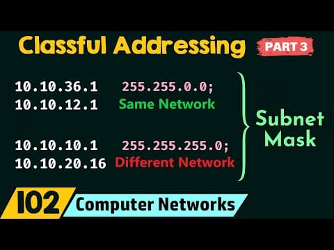 Classful Addressing (Part 3) thumbnail
