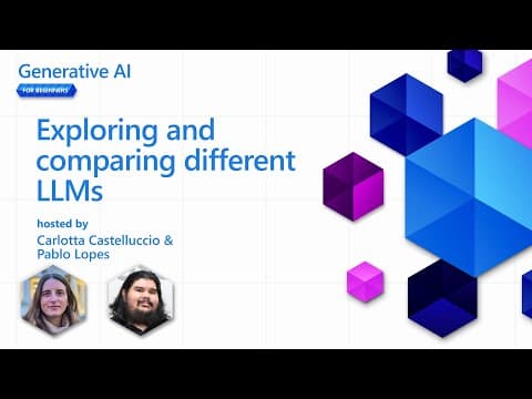 Exploring and comparing different LLMs [Pt 2] | Generative AI for Beginners thumbnail