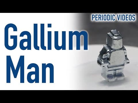 The Gallium Man (melts) - Periodic Table of Videos thumbnail