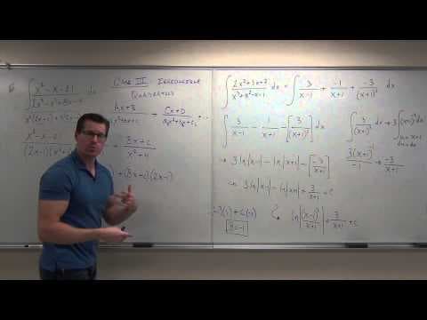 Calculus 2 Lecture 7.4:  Integration By Partial Fractions thumbnail