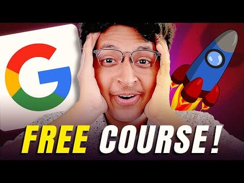 Google JUST Launched a FREE Startup Course!🔥 thumbnail