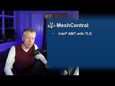 MeshCentral - Intel AMT TLS security and certificates thumbnail