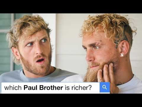 Logan & Jake Paul Answer the Web’s Most Asked Questions thumbnail