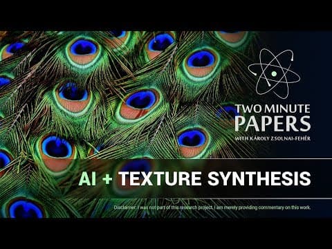 AI-Based Large-Scale Texture Synthesis | Two Minute Papers #252 thumbnail