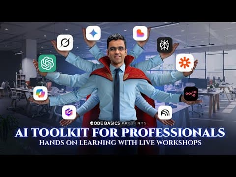 AI Toolkit For Professionals is LIVE NOW | With Live Workshops thumbnail