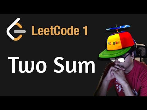 Two Sum - Leetcode 1 - HashMap - Python thumbnail