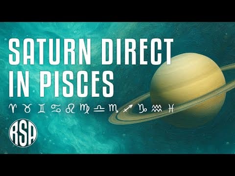 Saturn Direct in Pisces: One Last Karmic Calling  I  All 12 Signs thumbnail