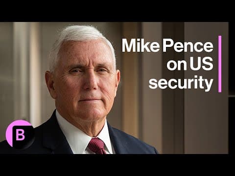 Former Vice President Pence on F-35 Jets, MBS Visit, China Relations thumbnail