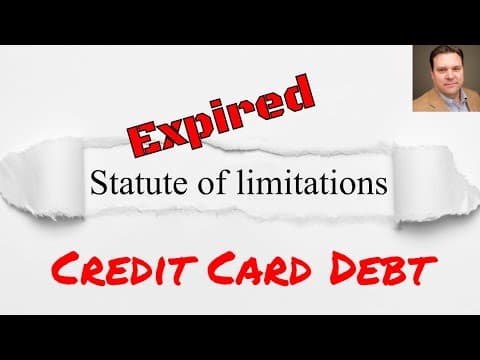 What is the Statute of Limitations - Credit Card Debt? thumbnail