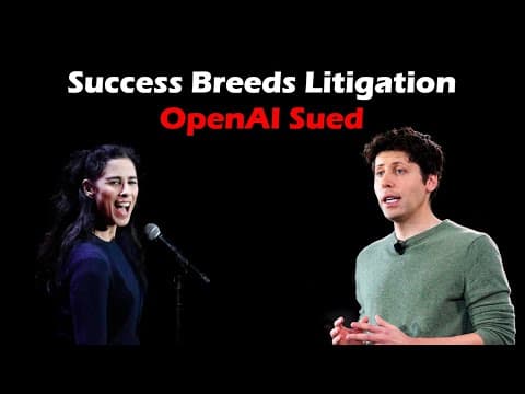 What Legal Challenges Is OpenAI Facing in 2023? thumbnail