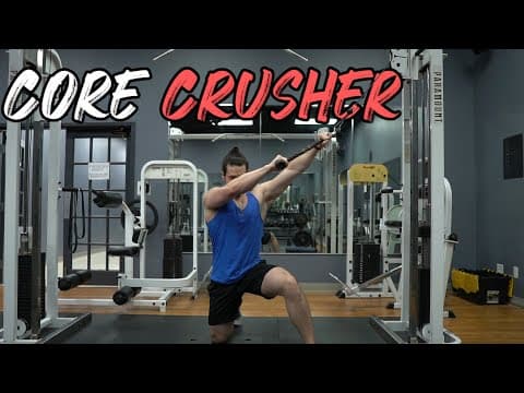 AMAZING Core Exercise - Half-Kneeling Cable Wood Chop thumbnail