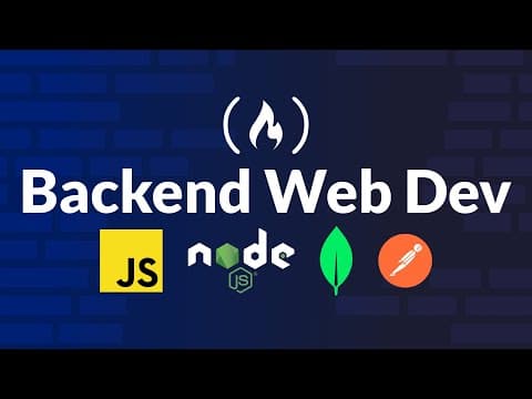 Intro to Backend Web Development – Node.js & Express Tutorial for Beginners thumbnail
