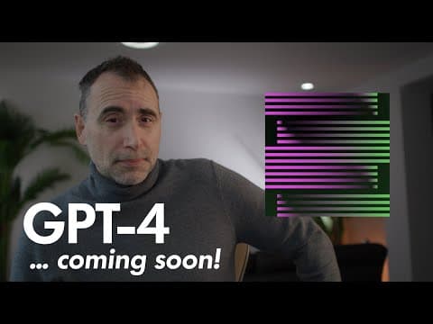 GPT 4 Coming for ALL of US! thumbnail