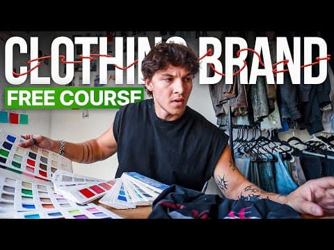 Starting a Clothing Brand in 2026 is Simple, Actually (FREE COURSE) thumbnail