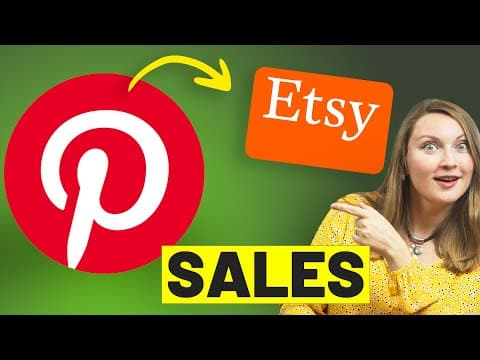 How to Boost ETSY Sales Fast With PINTEREST Traffic in 2026 (Tutorial for Beginners) thumbnail