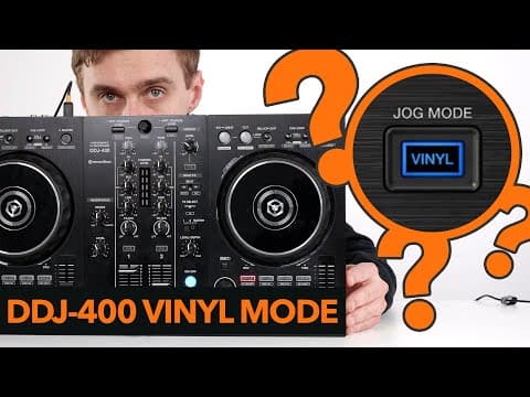 No Vinyl Mode Button on the DDJ-400? No Problem! - DDJ 400 Vinyl Mode Tutorial thumbnail