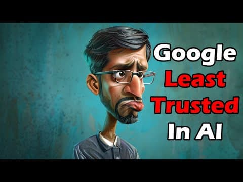 Google/Meta LEAST trusted in AI! Anthropic/Musk MOST trusted? Claude weighs in on alignment! thumbnail