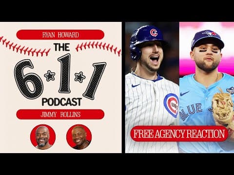Jimmy Rollins and Ryan Howard react to Kyle Tucker & Bo Bichette's reported signings (6-1-1 Podcast) thumbnail