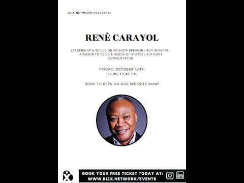 No One Is Born A Racist Keynote | Rene Carayol | BLIX Network thumbnail