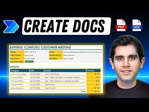 Create Dynamic PDFs with Tabular Data using Power Automate thumbnail