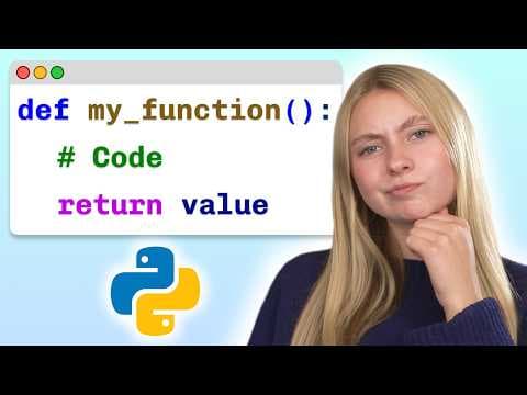 Python Functions - Visually Explained thumbnail