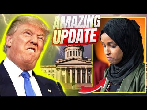 Arrogant Ilhan Omar Tried to ATTACK Trump on Live TV — What Happened Next DESTROYED Her Career! thumbnail