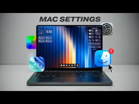 The ULTIMATE Mac Setup Tutorial  – Settings, Apps & Tips thumbnail