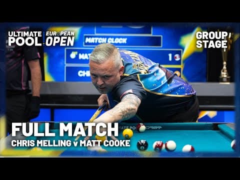 THE MAGICIAN FACES THE COOKIE MONSTER | Chris Melling v Matt Cooke | European Open | Group stages thumbnail