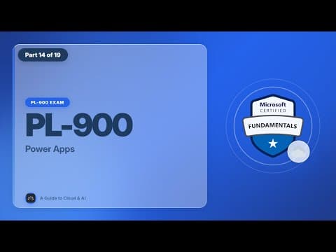 PL-900 Exam EP 06: Power Apps thumbnail