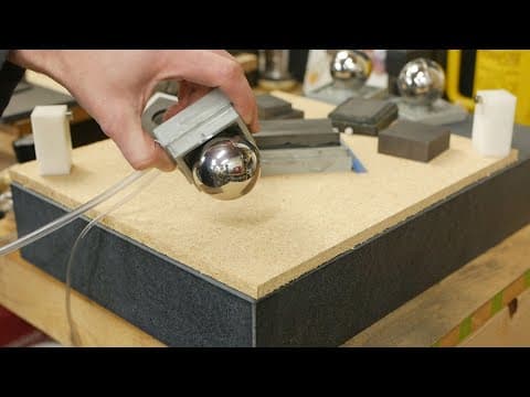 Make vacuum pre-loaded spherical air bearings without special tools thumbnail