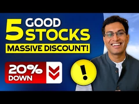 5 Beaten Down, But GREAT Stocks with 100% upside potential | Akshat Shrivastava thumbnail