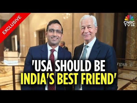 Jamie Dimon Exclusive | On H-1B Shock, India-US Trade, Fed, Dollar & AI Boom | CNBC TV18 | N18V thumbnail