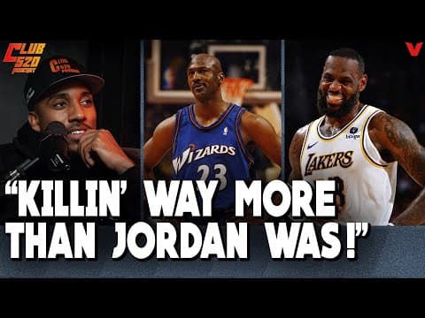 Jeff Teague ADAMANT: LeBron James "KILLIN' WAY MORE" than Michael Jordan at age 39 | Club 520 thumbnail