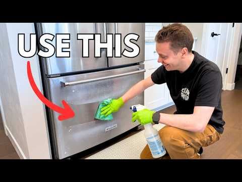 The Best Way To Clean Stainless Steel Appliances! thumbnail
