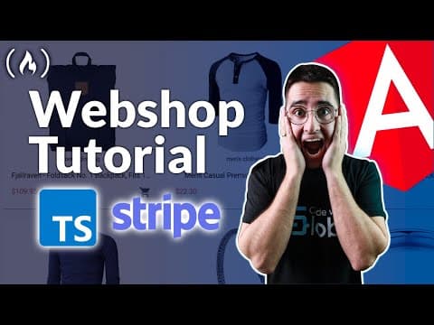 Build a Webshop – Angular, Node.js, TypeScript, Stripe thumbnail