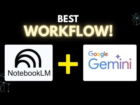 This NotebookLM + Gemini Is the Most Powerful AI Workflow Yet! thumbnail