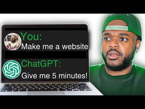 How To Make a Money Making Website Using ChatGPT (Beginners Guide) thumbnail