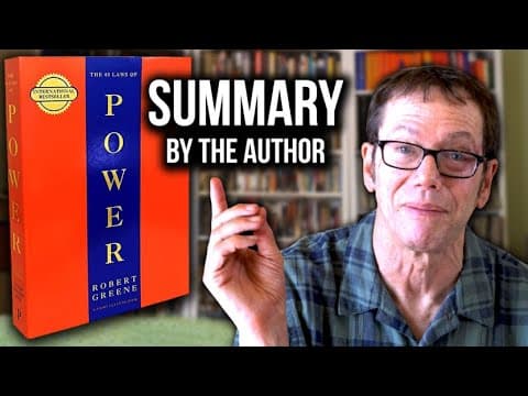 The 48 Laws of Power Summarized in Under 8 Minutes by Robert Greene thumbnail
