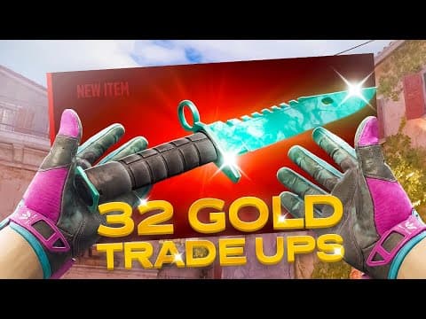 I Attempted 32x CS2 Gold Trade Ups...Here's The Result thumbnail