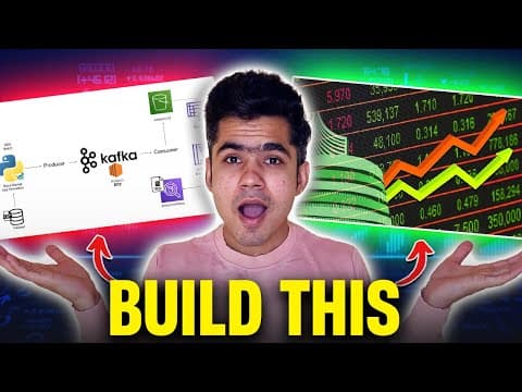📈 Stock Market Real-Time Data Analysis Using Kafka | End-To-End Data Engineering Project thumbnail