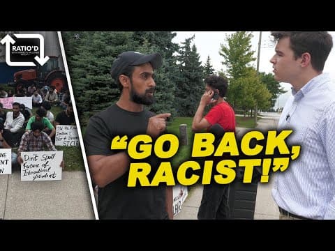 International student protest gets HEATED in Brampton thumbnail