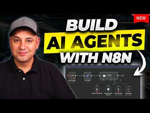 How to Build AI Agents with n8n Step by Step thumbnail