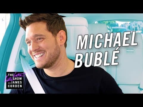 Michael Bublé  Carpool Karaoke - Stand Up To Cancer thumbnail