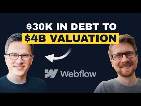 Bootstrapping Webflow to $10M ARR, Scaling to a $4B Valuation with Vlad Magdalin (Co-founder & CEO) thumbnail