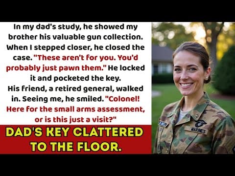 Dad locked me out of his gun collection—'These aren't for you.' Then his friend called me 'Colonel' thumbnail
