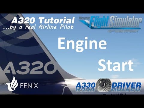 Airbus A320 Tutorial 6: Before Start, Engine Start, After Start Procedures | Real Airbus Pilot thumbnail