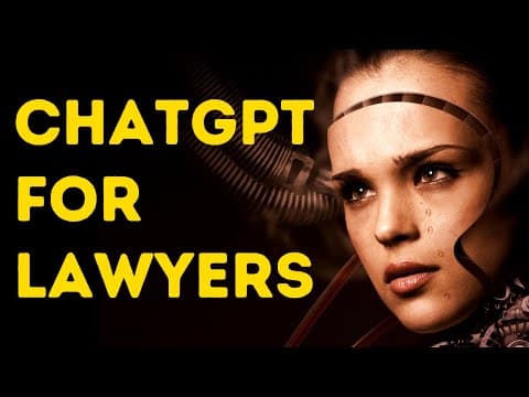 ChatGPT For Lawyers: 101 Disruptive ChatGPT Prompts For Lawyers thumbnail