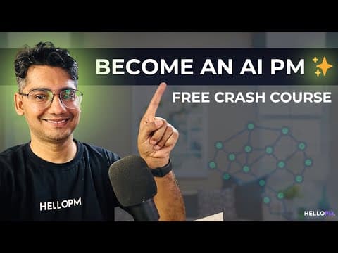 AI Product Management - Complete Course - 3.5 hours - Masterclass | AI Agents, RAG, Evals, LLMs. thumbnail