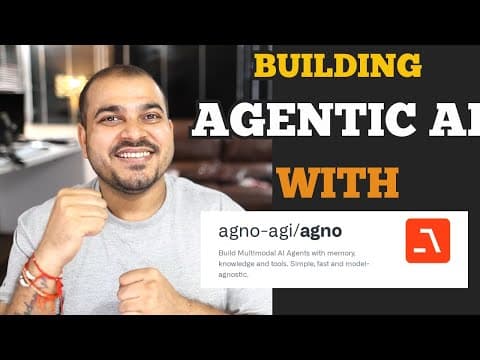 Agentic AI Tutorial One shot Using Agno(Phidata) thumbnail